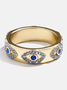 Eyes On Eyes Ring - Blue/Gold