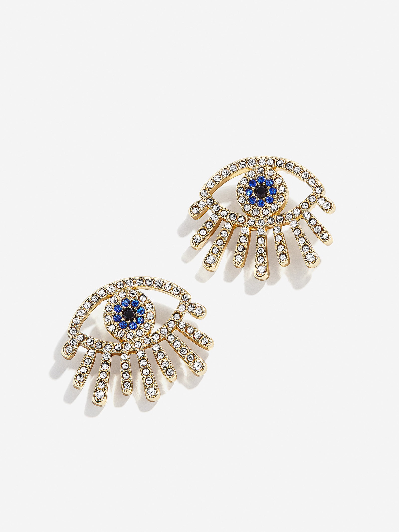 Sohla Evil Eye Earrings - Blue/Gold