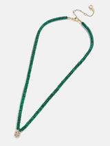 BaubleBar High Energy Semi-Precious Necklace - Clover - 
    Lucky clover semi-precious necklace
  
