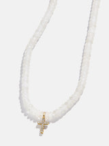 BaubleBar High Energy Semi-Precious Necklace - Cross - 
    Cross semi-precious necklace
  
