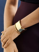 Cleo Classic Thick Cuff - Gold