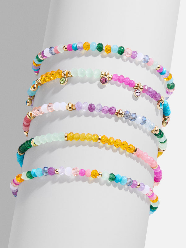 Indya Semi-Precious Bracelet Set - Multi