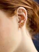 18K Gold Just For Fun Earrings - Cherry