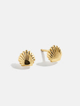 BaubleBar 18K Gold Just For Fun Earrings - Seashell - 
    18K Gold Plated Sterling Silver
  
