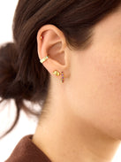 18K Gold Just For Fun Earrings - Cowboy Hat