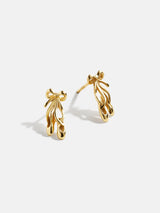 BaubleBar 18K Gold Sports Delicate Stud - Ballet - 
    18K Gold Plated Sterling Silver
  
