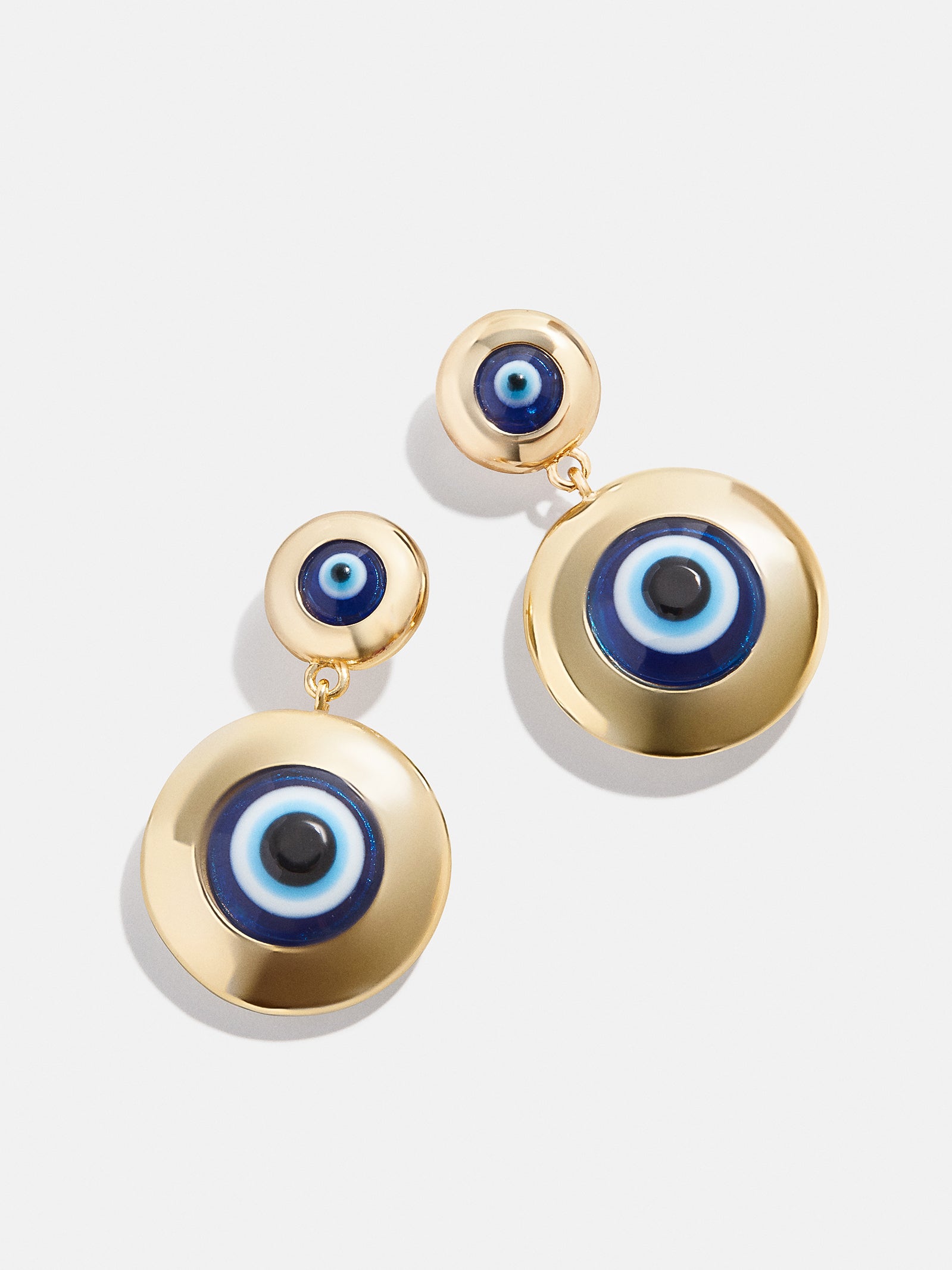 Divine Eyes Earrings - Blue/Gold