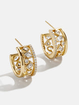 BaubleBar 18K Gold Julia Earrings - Gold/Pavé - 
    Ends Tonight: Enjoy 25% Off
  
