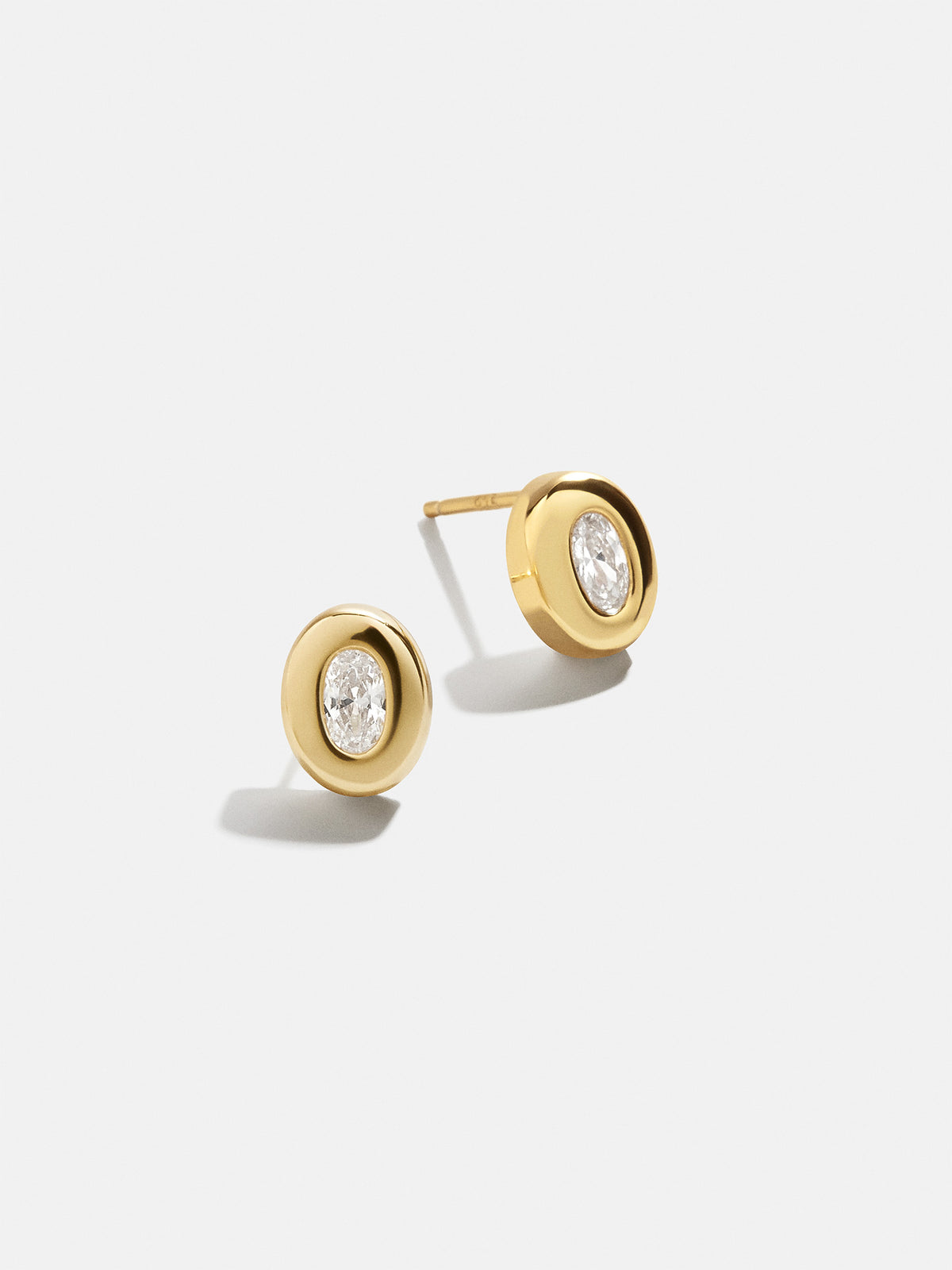 18K Gold Lana Earrings - Gold/Pavé