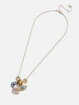 BaubleBar Evil Eye Charm Necklace - Gold/Pavé - 
    Evil eye charm necklace
  
