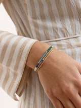 BaubleBar Rowan Semi-Precious Layered Bracelet - Snake Chain - 
    3-in-1 bracelet featuring semi-precious beads and chain
  
