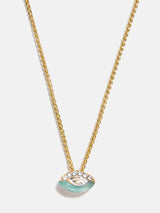 BaubleBar Clove Semi Precious Birthstone Necklace - Aquamarine - 
    Birthstone necklace
  
