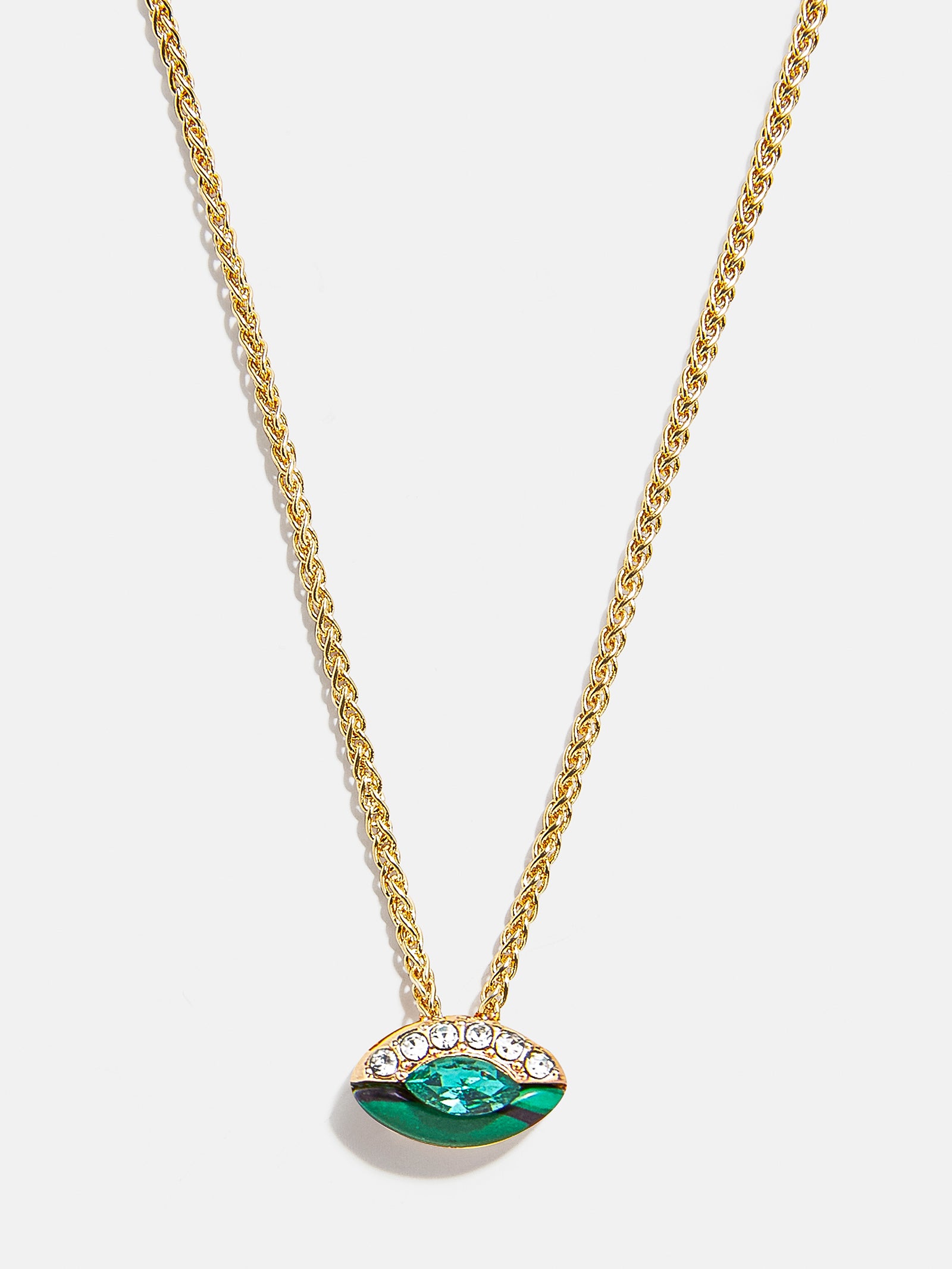 Clove Semi Precious Birthstone Necklace - Emerald