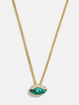 BaubleBar Clove Semi Precious Birthstone Necklace - Emerald - 
    Birthstone necklace
  
