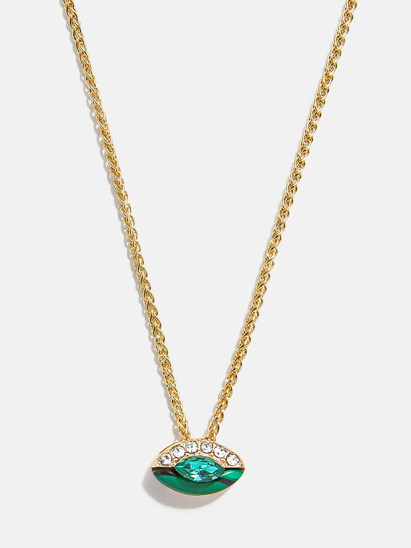 Clove Semi-Precious Birthstone Necklace - Emerald