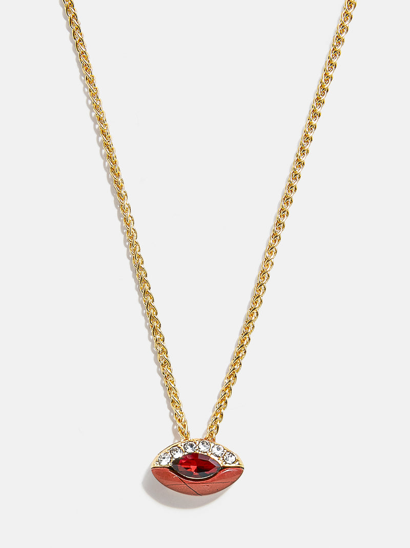 Clove Semi Precious Birthstone Necklace - Ruby