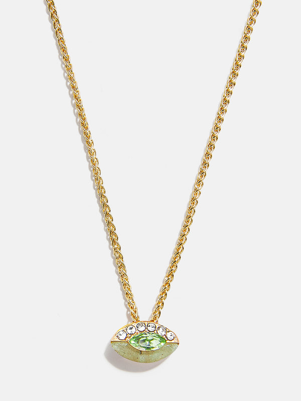 Clove Semi Precious Birthstone Necklace - Peridot