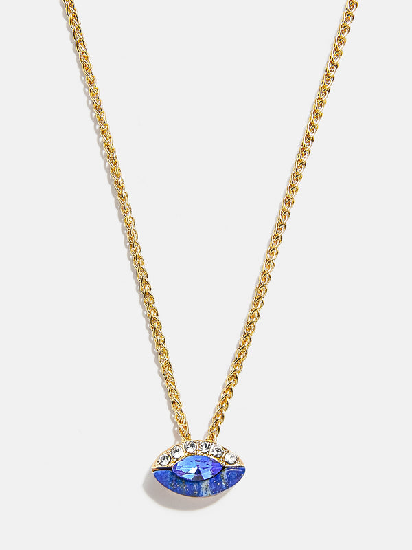 Clove Semi Precious Birthstone Necklace - Sapphire