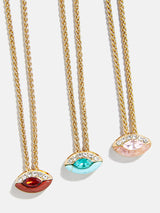 BaubleBar Clove Semi Precious Birthstone Necklace - Blue Zircon - 
    20% Off 2+ Necklaces with code LAYER20
  
