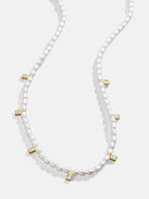 18K Gold Myra Necklace - Pearl/Gold