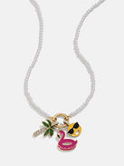 Vacation Mode Kids’ Charm Necklace - Palm Tree