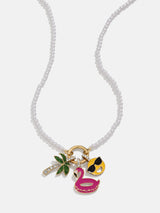 BaubleBar Vacation Mode Kids’ Charm Necklace - Palm Tree - 
    Kids' vacation charm necklace
  
