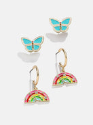 Happy Place Kids' Earring Set - Rainbow