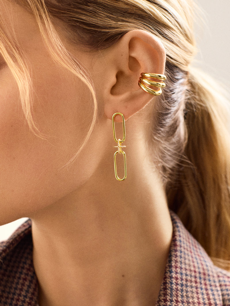 BaubleBar 18K Gold Vanessa Earrings - Gold - 
    Enjoy 25% Off: One week only
  
