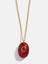 BaubleBar Aura Semi-Precious Pendant Necklace - Red - 
    20% Off 2+ Necklaces with code LAYER20
  
