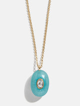 BaubleBar Aura Semi-Precious Pendant Necklace - Light Blue - 
    20% Off 2+ Necklaces with code LAYER20
  
