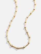 BaubleBar 18K Gold Eve Necklace - Gold/Pavé - 
    18K Gold Plated Sterling Silver, Cubic Zirconia
  
