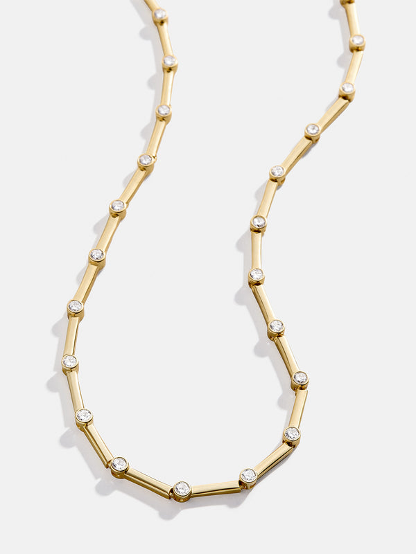 18K Gold Eve Necklace - Gold/Pavé