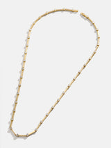 BaubleBar 18K Gold Eve Necklace - Gold/Pavé - 
    18K Gold Plated Sterling Silver, Cubic Zirconia
  
