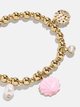 BaubleBar You’re Spe-Shell Kids’ Charm Bracelet - Seashell - 
    Kids' stretch bracelet
  
