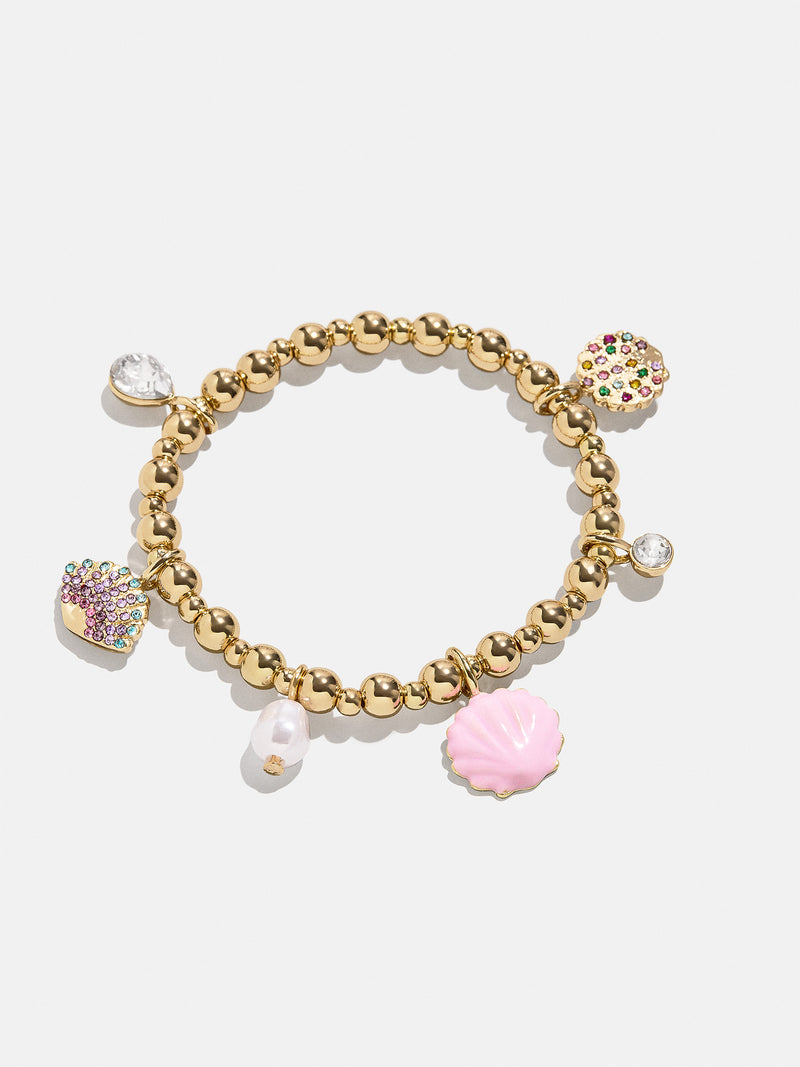 BaubleBar You’re Spe-Shell Kids’ Charm Bracelet - Seashell - 
    Kids' stretch bracelet
  
