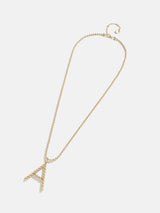 BaubleBar Oversized Initial Pisa Necklace - Gold - 
    Gold initial necklace
  
