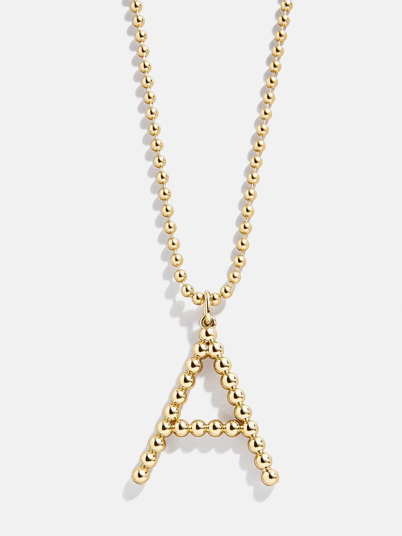 BaubleBar A - 
    Gold initial necklace
  
