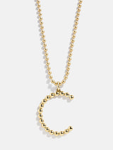 BaubleBar C - 
    Gold initial necklace
  
