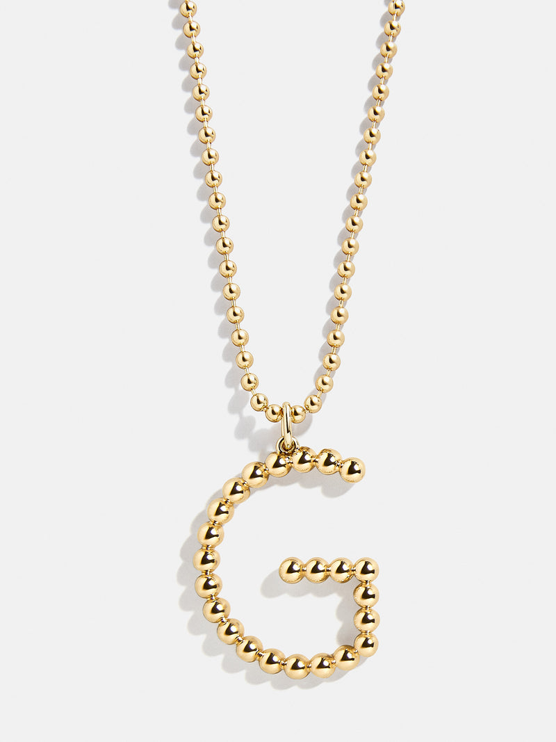 BaubleBar G - 
    Gold initial necklace
  
