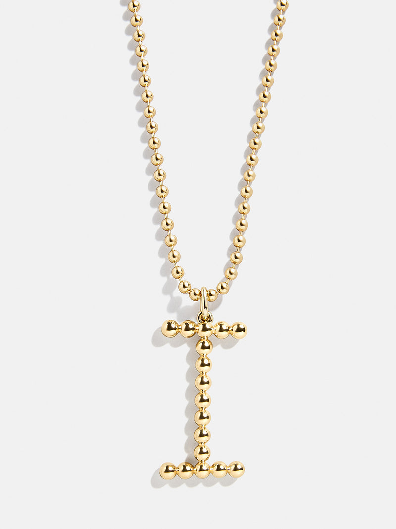 BaubleBar I - 
    Gold initial necklace
  
