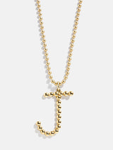 BaubleBar J - 
    Gold initial necklace
  
