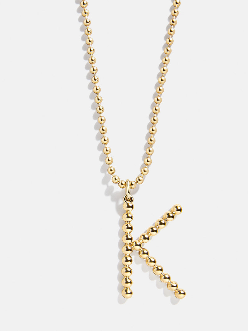 BaubleBar K - 
    Gold initial necklace
  
