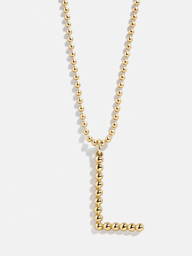 BaubleBar L - 
    Gold initial necklace
  
