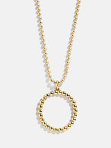 BaubleBar O - 
    Gold initial necklace
  
