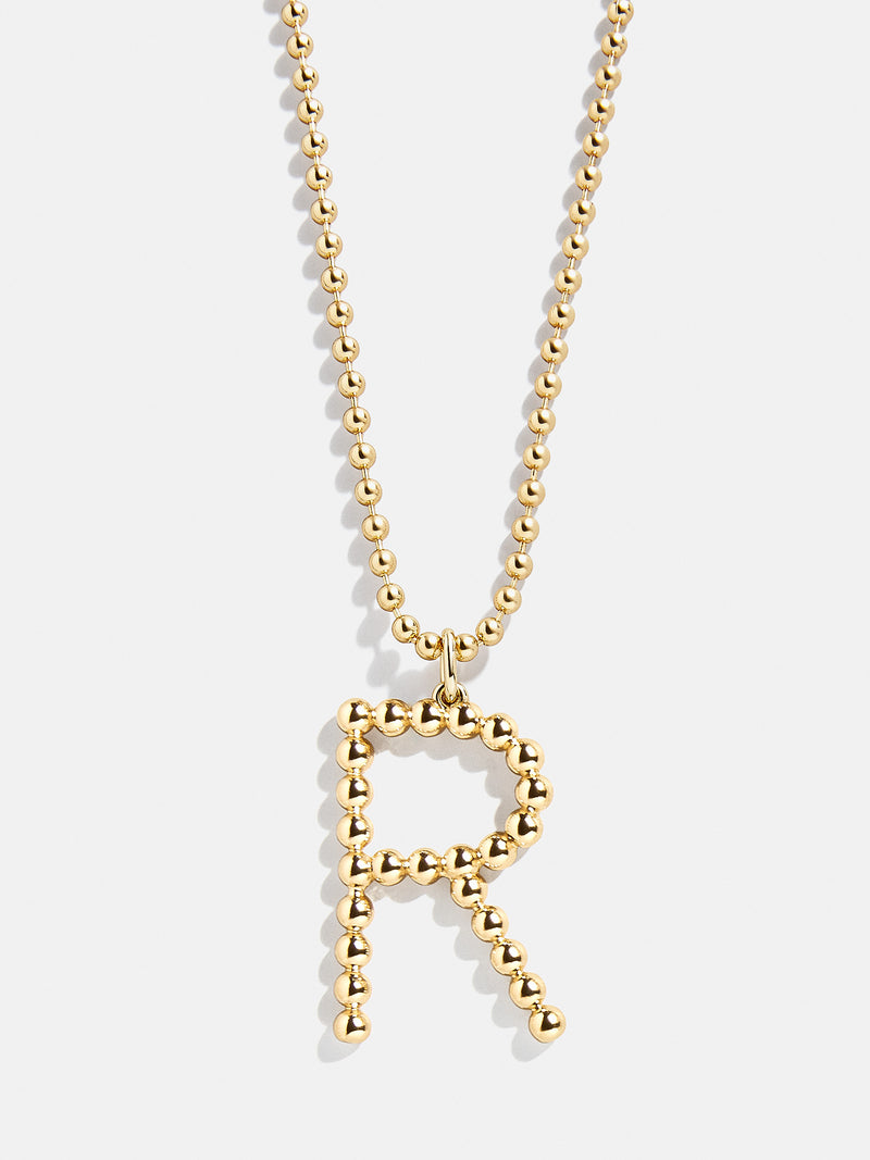 BaubleBar R - 
    Gold initial necklace
  
