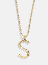 BaubleBar S - 
    Gold initial necklace
  
