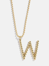 BaubleBar W - 
    Gold initial necklace
  
