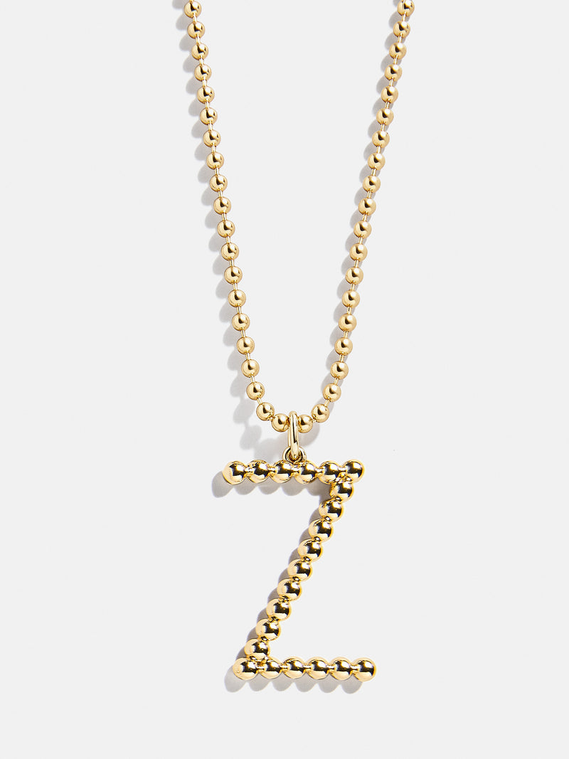 BaubleBar Z - 
    Gold initial necklace
  
