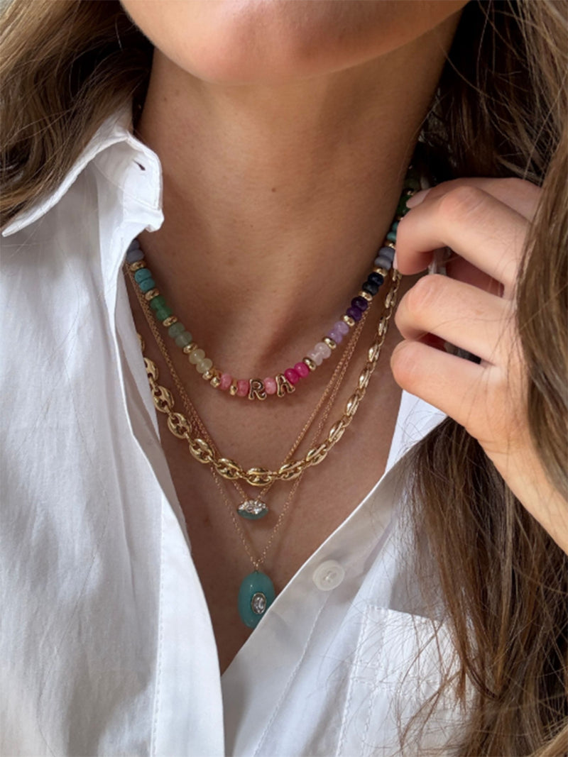 BaubleBar Custom Semi-Precious Bubble Necklace - Multi/Gold - 
    Ends Tomorrow: Enjoy 20% Off
  
