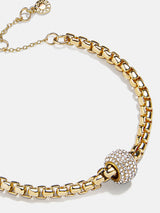 BaubleBar Jonie Bracelet - Medium - 
    Pavé chain link bracelet
  
